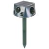 Ultrasonic Solar Animal Repeller Outdoor Mole Snake Squirrel Repellent Waterproof Bird Deer Dog Cat Deterrent With 3 Modes Motion Sensor Vibration Sta
