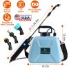 5L/1.3Gallon Electric Plant Sprayer Telescopic Rechargeable Garden Sprayer Automatic Handheld Sprayer With 3 Spray Spouts Shoulder Strap For Cleaning