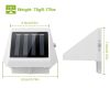 Led Solar Powered Stair Lights Dusk-To-Dawn Waterproof Garden Pathway Patio Fence Lamp