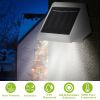 Led Solar Powered Stair Lights Dusk-To-Dawn Waterproof Garden Pathway Patio Fence Lamp