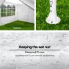 Outdoor Waterproof Canopy Gazebo Patio Party Tent With 6 Window Sidewalls 30′L × 10′W × 8.2′H , 2 Zipper Walls For Wedding, Backyard Event & Temporary
