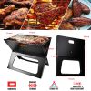 Portable Bbq Barbecue Grill Foldable Charcoal Grill Camping Garden Outdoor Travel