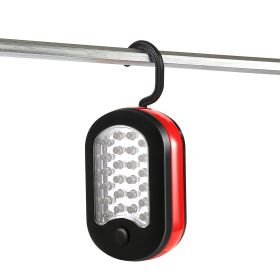 Compact Hanging Work Light 27Leds Portable Magnetic Flashlight With Hook For Mechanicing Emergency Dark Places