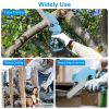 Mini Chainsaw Portable Handheld Cordless Small Chain Saw Battery Powered With 2Pcs 1200Mah Rechargeable Batteries 8In Chains Gloves Goggles