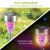 Solar Garden Lights Outdoor Pathway Lights 6Packs Ip44 Water-Resistant Landscape Lights 8Hrs For Yard Driveway Walkway