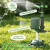 Solar Powered Motion Sensor Animal Repellent Sprinkler With Flashing Light Outdoor Animal Deterrent For Cats Dogs Squirrels Birds Raccons Deer