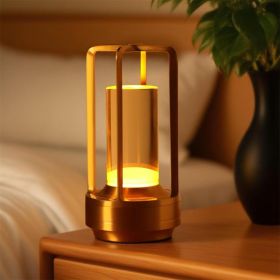 2pcs Portable Touch Control Table Lamp With 5000mAh Battery, 3-Color Stepless Dimming Cordless LED Light For Bedroom Camping Restaurant Bar Indoo