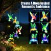Solar Hummingbird Butterfly Dragonfly Wind Chimes 3Pack 7 Color Changing Wind Chime For Outside Waterproof Garden Yard Decor