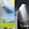Solar Street Path Light Outdoor 180Leds Radar Sensor Remote Control Wireless Lamps Ip65 Waterproof Lighting For Garage Front Door Garden Pathway