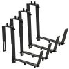 Planter Box Brackets Adjustable 4Pcs Flower Box Holders Window Boxes Planters Hooks No Drill Railing Planter Mounts For Windowsills Gardens Fences