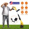 Cordless Garden Tiller Cultivator With 20V Rechargeable Battery 3.93In Width 6.69In Depth 250Rpm Max For Garden Yard Farm Lawn
