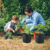 Plant Grow Bags Potato Vegetable Planter Bags 3 Pack Breathable Planting Fabric Pots 7Gallons