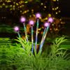 Solar Firefly Swaying Decorative Lights 2Pcs Ip65 Waterproof Landscape Pathway Stake Patio Yard Night Light