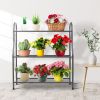 3 Tier Plant Stand Shelf Flower Pot Holder Display Rack 88Lbs Utility Storage Organizer