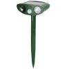 Solar Ultrasonic Animal Repeller Pir Sensor Animal Repellent Chaser With Flashing Light Ipx4 Waterproof For Chasing Deer Raccoon Squirrel Rat Skunk