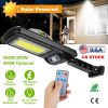Solar Powered Outdoor Wall Lights 100Led Motion Sensor Lamp Ip65 Waterproof 3 Modes Sensor Light Remote Control For Street Front Door Deck Garden
