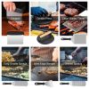 Griddle Accessories Kit Flat Top Grill Accessories 31Pcs Camp Chef With Spatulas Griddle Press Basting Cover Spice Shakers Vegetable Forks