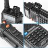 Baofeng Uv-5R 5W Walkie Talkie Uhf Vhf Dual Band Two Way Ham Radio Transceiver