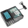 Rapid Charger Replacement Fit For Makita 14.4-18V Battery Bl1860 Bl1830 Bl1850 WithLcd Display Usb Port