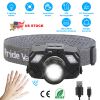 Motion Sensor Led Headlamp Zoomable Headlamp Flashlight  Waterproof Outdoor Emergency Headlight With 3 Lighting Modes