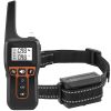 Waterproof Pet Beep Vibration Electric Shock Collar 3280Ft 3 Channels Rechargeable Transmitter Receiver Trainer With Flashing light
