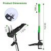 Aluminum Stand Up Weed Puller 38.97In without Bending Kneeling With 4 Claws For Lawn Yard Garden