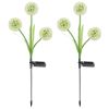 Dandelion Solar Light 36led Beads 2 Pcs Outdoor Garden Lawn Pathway Landscape Stake Lamp Colorful Ornamental Light