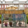 Portable Mini Greenhouse With Roll-Up Zipper Doors Waterproof Uv-Resistant Pvc Cover Hot House For Indoor Outdoor Garden Patio Backyard 70.86*33.46*37