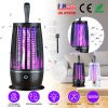 Rechargeable Mosquito Killer Lamp Bug Zapper With Night Light Strap Mosquito Catcher With Max 1615Square Feet Range Uv Light For Indoor Outdoor