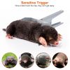 Reusable Mole Traps With Scissor Jaw Mole Killers 4Pack Effective Shed Field Garden Yard