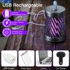 Rechargeable Mosquito Killer Lamp Bug Zapper With Night Light Strap Mosquito Catcher With Max 10594 Cubic Feet Range Uv Light For Indoor Outdoor