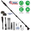 Cordless Pole 6In Saw 7.4Ft Maximum Extendable Length 35Ft/S Speed Electric Pole Chainsaw 2Pcs 3.0Ah Batteries And Charger Included Pruning Trimming