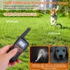 Waterproof Pet Beep Vibration Electric Shock Collar 3280Ft 3 Channels Rechargeable Transmitter Receiver Trainer With Flashing light