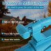 Cordless Leaf Blower 93Mph 431Cfm Battery Powered Leaf Blower 6 Variable Speeds 2 Rechargeable Batteries Yard Garden Garage driveway