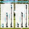 Cordless Pruning Shear And Electric Chainsaw 4 In 1 with Max 5.5Ft Extension Poles 4” 6” Pole Saw Brushless Pruning Shear With 2Pcs 3.0Ah Ba