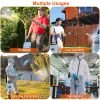 5L/1.3Gallon Electric Plant Sprayer Telescopic Rechargeable Garden Sprayer Automatic Handheld Sprayer With 3 Spray Spouts Shoulder Strap For Cleaning