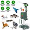 Solar Powered Motion Sensor Animal Repellent Sprinkler With Flashing Light Outdoor Animal Deterrent For Cats Dogs Squirrels Birds Raccons Deer