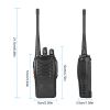 Walkie Talkies Two Way Radio 2 X Baofeng Bf-888S Uhf 16Ch 400-470Mhz Long Range