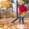 Cordless Leaf Blower Handheld Battery Powered Air Blower Max 124Mph 300Cfm With 2 Adjustable Speeds 2Pcs 18V 2000Ma Battery And Charger