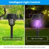 Solar Powered Mosquito Zapper Outdoor Insect Killer 4 Pack Waterproof Bug Zapper With Uv Light White Light For Yard Garden Farm Garage