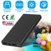 Power Bank Portable External Battery Pack Phone Charger 20000mAh with Dual Usb Output Ports Type C Micro Usb Input