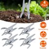 Reusable Mole Traps With Scissor Jaw Mole Killers 4Pack Effective Shed Field Garden Yard
