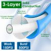 Non-Expanding Flexible Heavy Duty Pvc Garden Hose Leak-Resistant Kink-Free All-Weather Burst 500Psi 25Ft/50Ft 5/8"