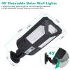 Solar Wall Light Outdoor 87 Led Beads Pir Motion Sensor Remote Control Wireless Lamps Ip45 Waterproof Lighting For Garage Front Door Garden Pathway