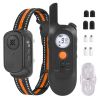 Dog Training Collar Ip65 984Ft Waterproof Pet Beep Vibration Electric Shock Collar 3 Channels Rechargeable Transmitter Receiver Trainer With Recording