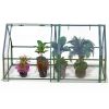 Portable Mini Greenhouse With Roll-Up Zipper Doors Waterproof Uv-Resistant Pvc Cover Hot House For Indoor Outdoor Garden Patio Backyard 70.86*33.46*37