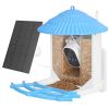 Solar Powered Bird Feeder 2K Bird Watching Camera With Pir Motion Ai Birds Species Identify Two-Way Audio Real-Time App Notification Capture Video