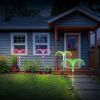 Solar Powered Jellyfish Lights 4Pcs Ip44 Waterproof Decorative Outdoor Lamps 7 Color Changing Night Light