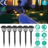 Solar Powered Stake Outdoor Light Decorative Landscape Lamp 6Pack Ip45 Waterproof Auto On Off Outdoor Light For Pathway Garden Yard Patio