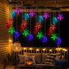 Solar Moon & Star 7 Color Changing Outside Wind Chimes 2Pack Ipx4 Waterproof Outdoor Garden Yard Decor Porch